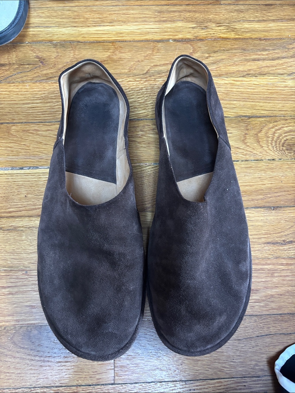 The Row Men’s Canal Suede Slip On Shoe
